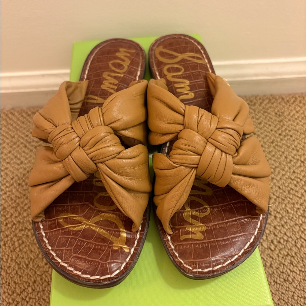 Sam Edelman Leather Knotted Sandal